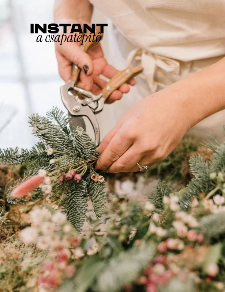 Adventi koszorú- és kopogtató készítő workshop + étkezés és merch termék